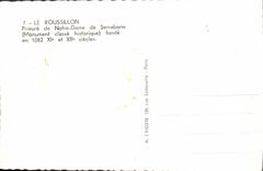 MODERN CARD Roussillon Prioress Of Notre Dame De Serrabone