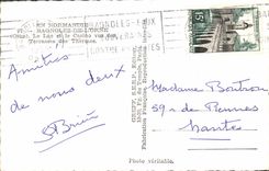 CPM En Normandie Bagnoles De L'Orne Le lac et le casino vus des terrasses des thermes