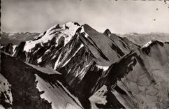 MODERN CARD Massive of Mont Blanc Needles of Trelatete Dome of Miage Collar of Miage