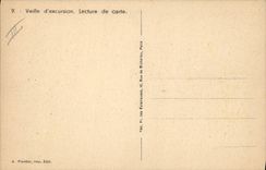 VINTAGE POSTCARD Scout Scoutisme Jamboree Takes care of Lecture excursion of chart