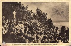 CPA Scout Scoutisme Jamboree Scouts de France Camp de l'Arneche Notre dame de l'Arneche 