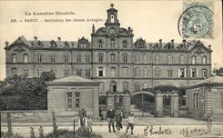 VINTAGE POSTCARD Nancy Institution of the young blind men