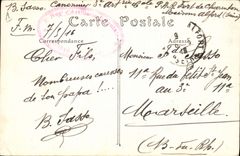 VINTAGE POSTCARD Paris Vault of the national institution of the Young blind men boulevard of the Invalids