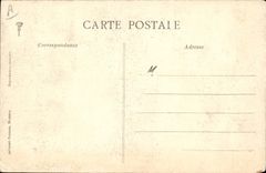 Guerra de la POSTAL de la VENDIMIA una esquina de la farmacia del hospital francés