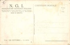 VINTAGE POSTCARD Boat Steamer NGI Re Vittorio