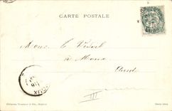 VINTAGE POSTCARD Fantasy Illustrator Chimney sweeper the good cigar Tobacco