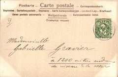 VINTAGE POSTCARD Fantasy Illustrator Woman Chart of spade