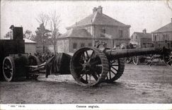 CPA Militaria Canons anglais