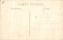 VINTAGE POSTCARD Militaria Canon French of 220mm shelters behind a turret