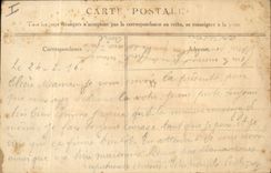 VINTAGE POSTCARD Militaria Episode of battle Aspect an artillery of a box which has boxes