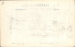 CPA Militaria Piece de 75 traversant le village de Chauconin 