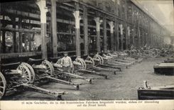 VINTAGE POSTCARD Militaria Guns