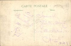 VINTAGE POSTCARD Militaria English Artillery crossing C