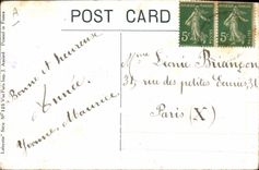 VINTAGE POSTCARD Fantasy Illustrator the hat with the Pich mode