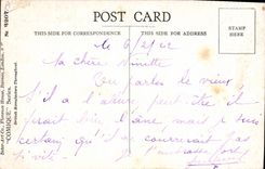 VINTAGE POSTCARD Fantasy Illustrator Woman Ass Mule Donald Mc Gill