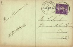 CPA Auvergne Un paturage Moutons Bergers