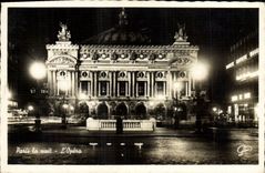 CPM Paris la nuit L'Opera