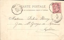 VINTAGE POSTCARD Lyon Church of Irenee Saint