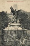 VINTAGE POSTCARD Holy Etienne Monument of the Militaria Combatants