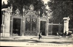 CPA Lyon Porte Monumentale du Parc de la Tete d'Or 