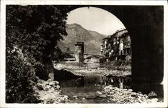 VINTAGE POSTCARD Sospel the Old Bridge and Bevera