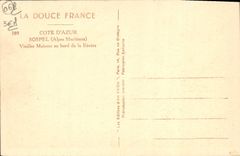 CPA Sospel Vieilles Maisons au Bord de la Bevera