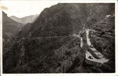 VINTAGE POSTCARD Sospel the Laces of the Road of Winch has Sospel