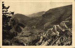 CPA Le Col De Braus Les Lacets