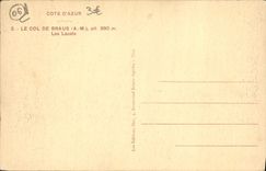 VINTAGE POSTCARD the Collar De Braus Laces