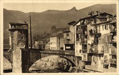 CPA Sospel Le Vieux Pont