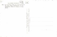 CPM Rochers rouges de l'Esterel Corniche d'Or Route du bord de mer entre Theoule et le Trayas Le Cap Roux