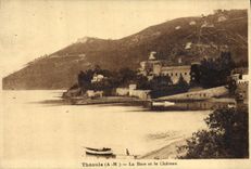 CPA Theoule La Baie et le Chateau