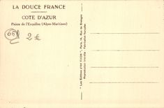 VINTAGE POSTCARD Point of Esquillon