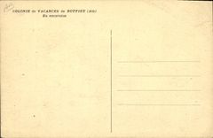 VINTAGE POSTCARD Scout Scouting Jamboree Summer camp of Ruffieu In excursion