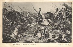 Batallas de Carthage de la POSTAL de la VENDIMIA de St. Louis