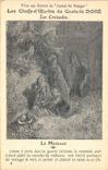 CPA Chefs d'oeuvre de Gustave Dore Les croisades Le message 