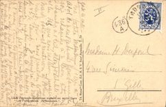 VINTAGE POSTCARD Firm temple Aims