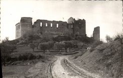 MODERN CARD Creoux Castle of the templiers