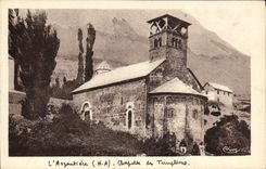 VINTAGE POSTCARD Argentiere Vault of the templiers