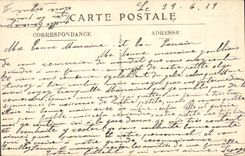 VINTAGE POSTCARD Arras Pharmacy of the Militaria station