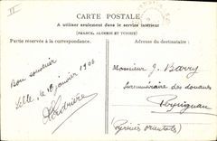 VINTAGE POSTCARD Lille Medical college and of pharmacy