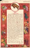 VINTAGE POSTCARD Horoscope Ram
