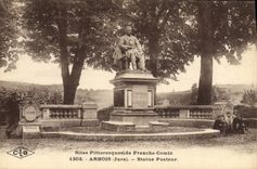 CPA Arbois Statue Pasteur
