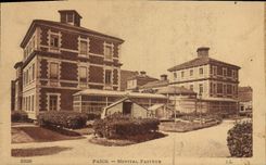 VINTAGE POSTCARD Paris Pasteur Hospital