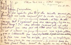 CPA Cheval Equitation Hippisme Vittel Le champ de courses