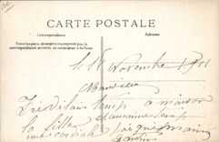 Equitación de Hippisme del caballo de la POSTAL de la VENDIMIA las pistas de razas (toilee de la carta)