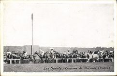 VINTAGE POSTCARD Horse Hippisme Horsemanship the sports Horse-races Punts
