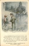 CPA Illustrateur Poulbot Elephant Les Miserables Victor Hugo Gavroche 