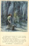 CPA Illustrateur Poulbot Les miserables Victor Hugo La petite fille toute seule 