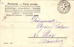 CPA Fantaisie Illustrateur Chemin de campagne 